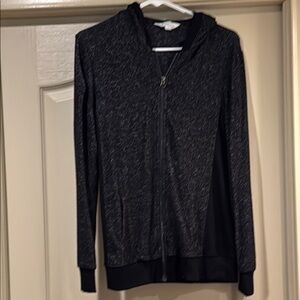 Market & Spruce Black Hoodie Sweatshirt